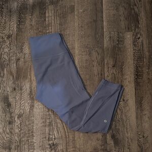 Lululemon Wunder Train 25 Inch Leggings - Blue - Size 10